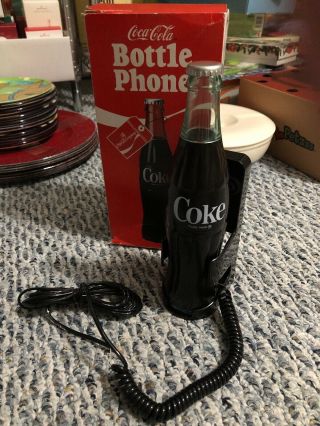 1983 Coca Cola Coke Bottle Phone Complete Vintage 80s Nostalgia