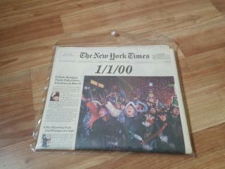 York Times January 1,  2000 Y2k Millennium Complete Issue