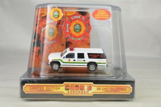 Code 3 12375 " Dade County Fl " Chevrolet Suburban 3 3/8 " Long With Package