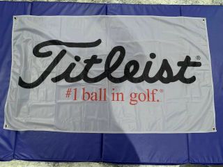Titleist - Banner / Flag - 1 Ball In Golf - Grey - - 3 X 5