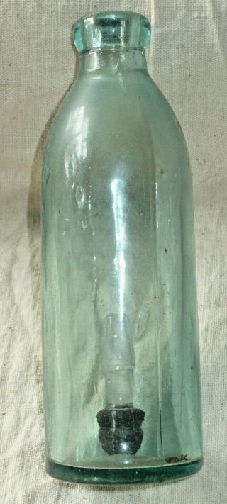 Vintage John Mathews Ny Gravitating Stopper Bottle Pat Oct 11 1864