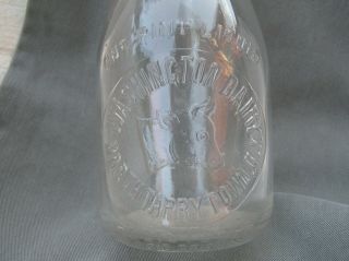 Vintage Washington Dairy North Tarrytown NY Milk Bottle One Pint 1930s York 2
