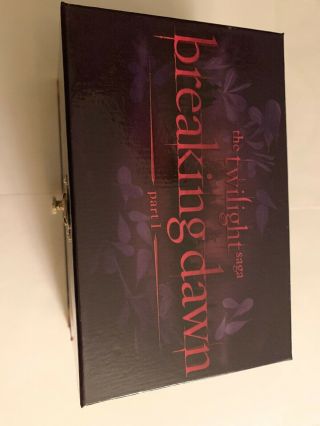 The Twilight Saga Breaking Dawn Part 1 Musical Jewelry Box