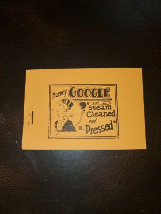 Tijuana Bible Risque Comic Book 1940s Barney Google Steam Cleaned And Pressed