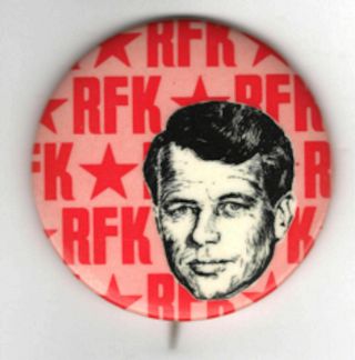 Vintage Political Pin 1968 Robert F Kennedy Pin Rfk Pin