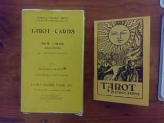 Vintage 1968 Albano Waite Tarot Card Deck - Color - Deluxe Edition 2