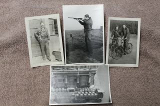 4 - Ww2 U.  S.  Aaf Group Photographs Of Flyers From 95th Bombardment Group