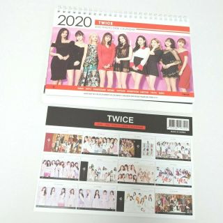 Twice Photo Desk Calendar 2020 2021 Calender Korea Star Celebrity Singer Idol