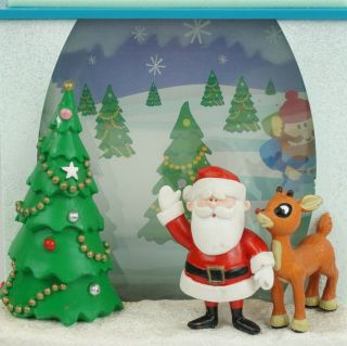 Gemmy Motionette Rudolph the Red Nosed Reindeer Santa Christmas Tree Songs 2009 2