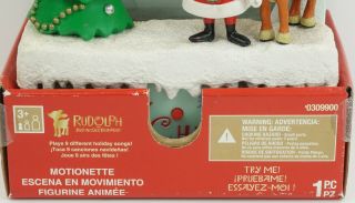 Gemmy Motionette Rudolph the Red Nosed Reindeer Santa Christmas Tree Songs 2009 3