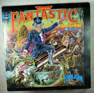 Elton John - Captain Fantastic - 1975 First Pressing Vinyl Lp - A1,  B1