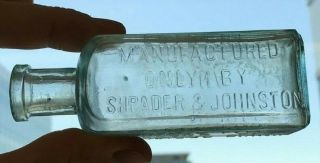 Mexican Root Beer Extract Shrader Johnston Michigan City Indiana IN Bottle 2