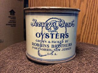 Jerseys Best Oyster Tin Port Norris Nj Hard To Find 12 Ounce Size