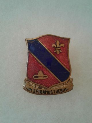 Authentic Wwii Us Army 133rd Field Artillery Di Dui Unit Crest Insignia Nh