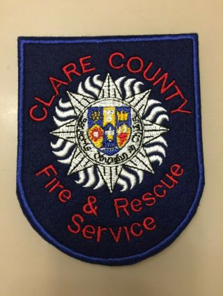 Irish Patch Clare County Fire Rescue Service Ireland Shoulder Flash