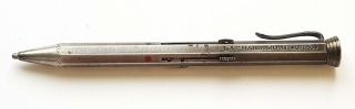 Vintage L&c Hardtmuth 07650 Silver 835 4 Colors Mechanical Pen