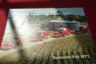 International Harvester Buyers Guide For Summer Fall 1972 Dealers Brochure Rcoh