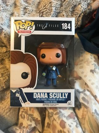 Funko Pop Tv: The X - Files 184 Dana Scully Retired Rare Vaulted