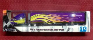 Hot Wheels Ppg Vibrance Show Truck Die Cast Semi Purple Tractor Trailor Big Rig