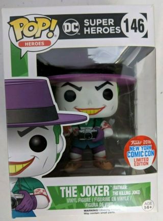 Funko Pop Dc Comics The Joker (the Killing Joke) (2016 Nycc Excl. )