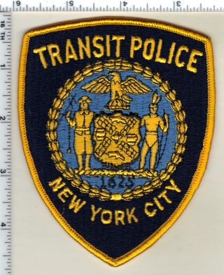 York City Transit Police Last Patch From 1990 