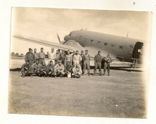 Wwii Photo: Jungle Skippers,  317th Troop Carrier Group.  Air Crew,  So.  Pacific