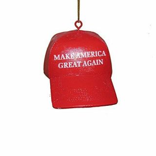 Ksa Donald Trump " Make America Great Again " Red Cap Ornament