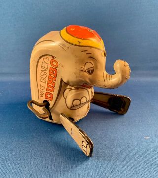 Walt Disney Dumbo The Acrobatic Elephant Tin Wind - Up Toy,  Marx,  1941