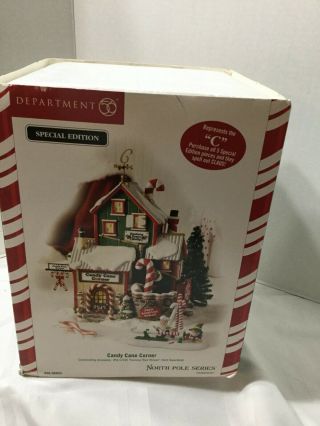 Dept 56 Candy Cane Corner Christmas House Special Edition C North Pole Series