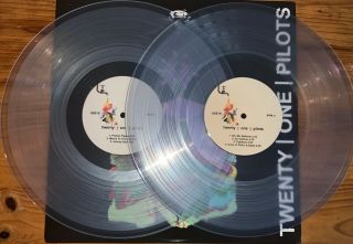 Twenty One Pilots,  Self Titled,  Transparent Blue Colored Vinyl 2lp Set Import 21