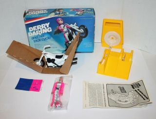 Vintage Evel Knievel Stunt Like Ideal 1974 Derry Daring Trick Cycle Box