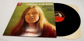 A Jacqueline Du Pre Recital Vinyl Lp On Emi/hmv 1982 - C83