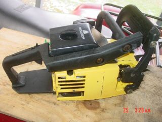 Vintage McCulloch Pro Mac 610 Chainsaw 16 