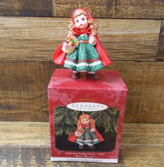 Hallmark Keepsake Xmas Ornament Little Red Riding Hood - 1991 Madame Alexander