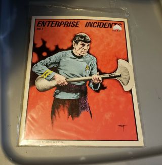 Enterprise Incidents Vintage Star Trek Fanzine 1976 Number 1