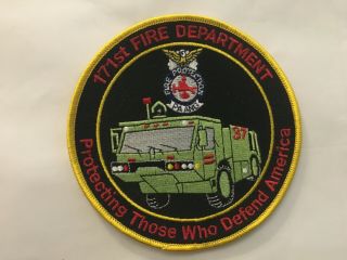 Pennsylvania Air National Guard 171st Fire Department Pittsburgh International