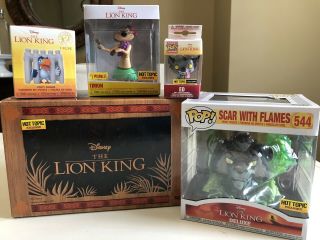 Disney Lion King Scar Funko Pop Mystery Box Hot Topic Exclusive
