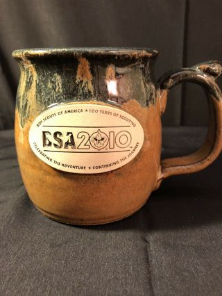Bsa Boy Scouts Of America 100th Anniversary Large Handmade Coffee Mug