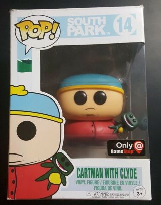 Funko Pop South Park Cartman With Clyde 14 Gamestop Exclusive Rare Nib