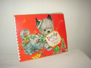 Vintage Poochy And The Christmas Pup Pop Up Book Charlot Byi Illustrations