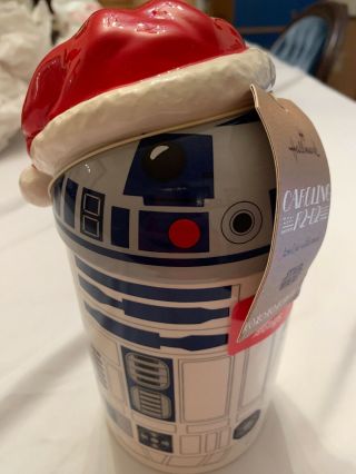 Star Wars R2 - D2 Singing Christmas Caroling Treat Cookie Jar