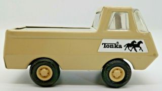 Vintage 1974 Tonka Pressed Steel Horse Themed Pick Up Truck,  In Cond.