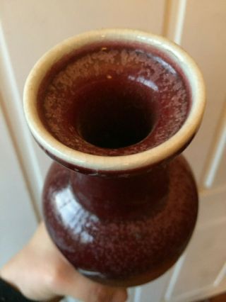 Chinese Oxblood Red Sang de Boeuf Xianfeng Hsien Feng Qing Dynasty Vase 8 