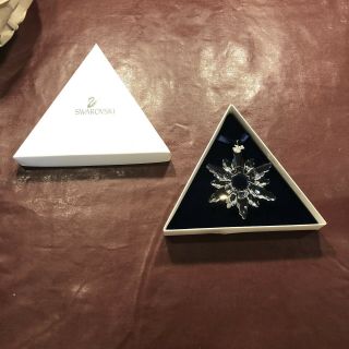 1998 Swarovski Crystal Annual Ornament Christmas Star Snowflake 220073