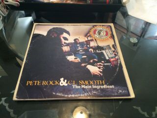 Pete Rock & Cl Smooth The Main Ingredient Hip Hop Lp Vg 2x Vinyl Og Us 1994