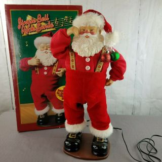 Jingle Bell Rock 1 Santa Singing Dancing Animated Christmas 1998 Figure Video