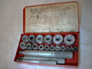 Vintage Snap On Tools Bushing Driver Set A - 157 - 1 - Made In Usa