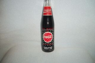 Coca - Cola 10 Oz Tall Commemorative Bottle 1990 World Of Coca - Cola Grand Opening