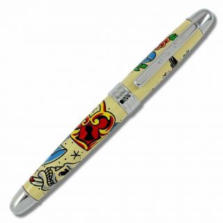Archived Acme Studio " Traditional " Roller Ball Pen By Tattoo Artist Paul Timman