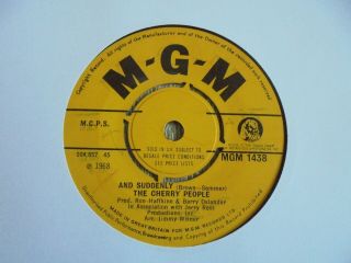 The Cherry People - And Suddenly 1968 Uk 45 Mgm Northern Soul